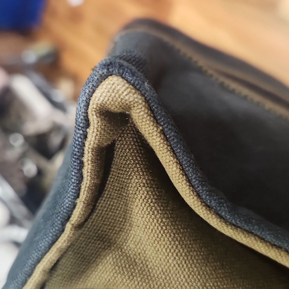 💚🔹️HERMES 🔹️TOTE BAG | TOTE BAG COLORS BLACK & ARMY GREEN W/ COA - Picture 16 of 17
